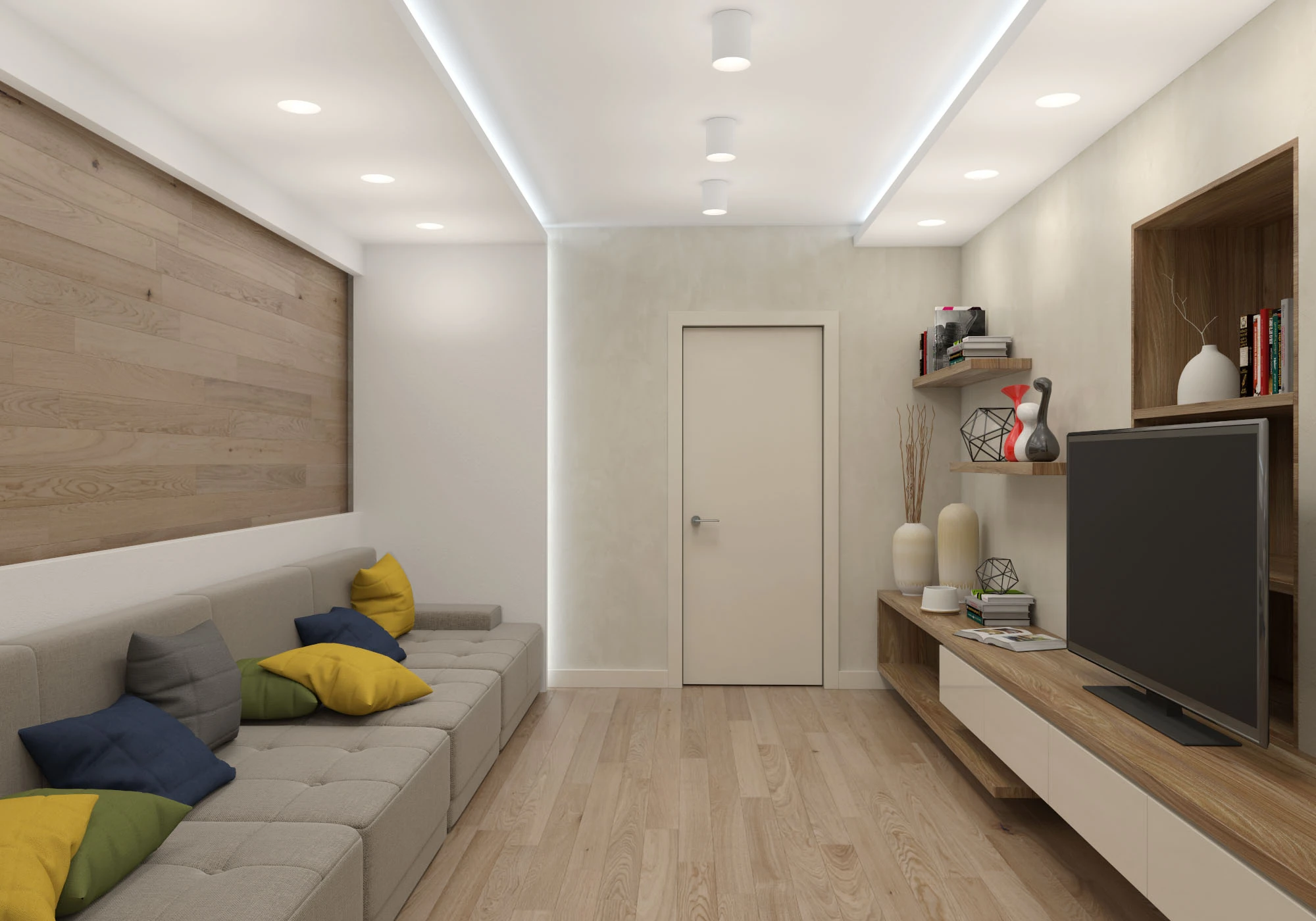 Интерьер трёхкомнатной квартиры 110 м² в Самаре
